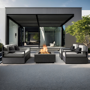 مصنع فيرلي في جميع الأحوال الجوية ، أطقم طاولة قهوة خارجية من الألومنيوم - Product Image 2