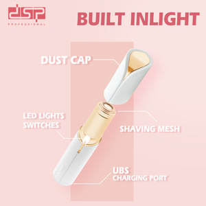 Dsp <b>Epilator</b> For Lip And Underarm Hair Removal Portable Battery Powered Metal Body White - Product Image 2