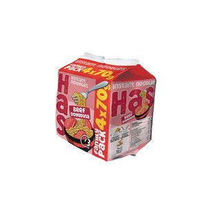 Fideos Instantáneos Fritos HAS, Harina de Trigo, Sabor a Carne, Paquete Familiar de 280 g, Tiempo de Cocción de 3 Minutos, 18 % de Grasa, DEM Kulpin, 12 Meses de Duración - Product Image 1