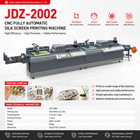 Máquina de Serigrafía Automática de Alta Velocidad JDZ-2002 de 2 Colores y 5 m/min para Etiquetas de Tejido Estrecho