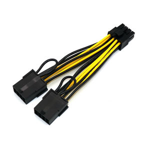 Câble d'alimentation graphique Angitu Dual PCIe 8 broches femelle vers 030-0571-000 CPU 8 broches mâle pour TESLA K80/M40/M60/P40/P100 - Product Image 2