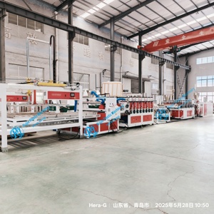 PVC WPC crosta pannello schiumogeno macchina per fare fogli motore SIEMENS doppia vite estrusione <span class=keywords><strong>linea</strong></span> di produzione automatica - Product Image 1