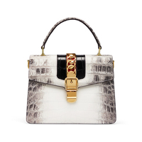 Sac à main de luxe OEM pour femme 2022 en cuir de crocodile véritable, sacs à main de créateur de luxe pour femmes, sacs bandoulière