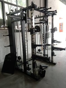 SM004 3D Stationary Gym Fitness Equipment Multifunctional Power Rack with Squat &amp; Crossover Function for Indoor Leg <strong>Exercise</strong> - Product Image 3