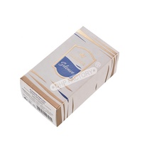 Papier dentifrice personnalisé gaufré feuille d'or estampage logo pliable carton d'expédition bouteille de parfum emballage boîte repliée