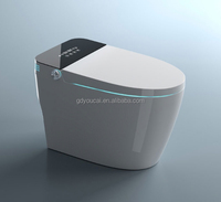 Gran oferta, nuevo estilo, WC para el hogar, artículos sanitarios, cuenco de cerámica, sensor abierto automático, baño de descarga, inodoro inteligente de cierre automático