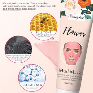 <strong>Cosmetics</strong> <strong>Import</strong> <strong>China</strong> Direct Supplier Wholesaling Moisturizing Clay Mask Skin Care Flower Extract Mud Mask - Product Image 3