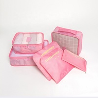 Cubes d'emballage de Compression de Logo personnalisé, vente en gros, vente chaude à l'étranger, ensemble de 6 pièces, organisateur de sac