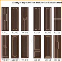Neue chinesische Wandverkleidung aus lackiertem Massivholz mit Blumenmuster für Wohnzimmer-Sofa-Ecken – integrierte Dekoration