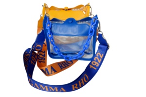 Borsa <span class=keywords><strong>a</strong></span> Tracolla Trasparente in PVC per Stadio <span class=keywords><strong>SGR</strong></span> 1922 con Stampa e Tracolla Larga, Mini Borsa <span class=keywords><strong>a</strong></span> Catena per il Giorno della Partita - Product Image 3