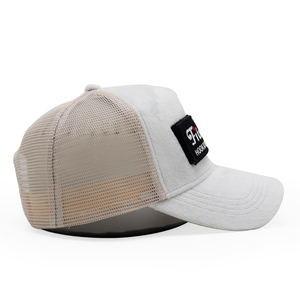 Borduurwerk Patch Haak En Lus Patches Custom Fluwelen Mesh Trucker Hoed Fabrikant Klassieke 5 Panel Ontwerp Uw Eigen Logo - Product Image 5