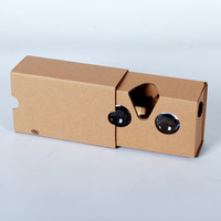Lunettes VR en carton 3D VR avec boîte de réalité virtuelle personnalisée avec logo casque VR pour Smartphone Android et IOS