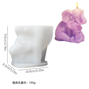 Animal Themed Stackable Candle Mold Kitten Puppy Resin Pendant Diffuser Stone Mold For DIY Crafting Commercial Use - Product Image 4