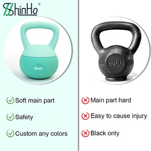 Kettlebell Suave Anti-Impactos <span class=keywords><strong>de</strong></span> Shinho Factory: Diseño Seguro para Entrenamiento Central, Pesas y Colores Personalizables, Precio Mayorista Líder - Product Image 5