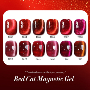 BORN PRETTY PRO 2025 Collection de <span class=keywords><strong>vernis</strong></span> à gel magnétique pour chat de Noël 15ml Hema Tpo Free Brown Red Cat Eyes <span class=keywords><strong>Vernis</strong></span> gel pour salon - Product Image 3