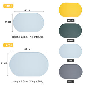 Food Grade Siliconen Voermat Voor Huisdieren Met Opstaande Rand, Lekvrij Ontwerp Voor Gebruik Binnenshuis, Aangepaste Maten En Logo Beschikbaar - Product Image 3