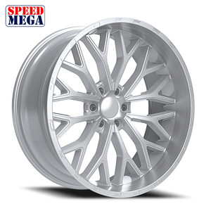 ล้อแม็กซ์อะลูมิเนียม SPEED MEGA สีเงิน ลายหลายก้าน ขนาด 5.5 นิ้ว แบบชิ้นเดียว สำหรับดัดแปลงอัพเกรด PCD 114.3 มม. ET 35 มม. - Product Image 4