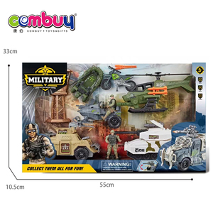 Ensemble de jeu pour enfants, mini-modèles de véhicules, figurines, jouets, soldats en <span class=keywords><strong>plastique</strong></span> - Product Image 5