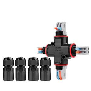 Junta de iluminación Led para exteriores, conector de latón resistente al agua Ip68, <span class=keywords><strong>2</strong></span> pines, tipo cruzado, P20X - Product Image 5