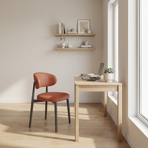 Nueva Silla de Restaurante de Metal Sólido de Diseño Moderno, Silla de Comedor de Diseño Moderno Color Beige Arena en Oferta - Product Image 6