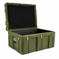 Boîte de rangement rotomoulée IP65 en LLDPE, résistante à la compression, avec mousse EVA personnalisée pour équipement de test