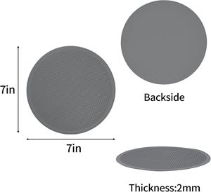 New Innovation Silicone <b>Microwave</b> Oven Mat Round Shape <b>Heat</b> Resistant Mat BPA Free Kitchen Trivet Mat Hot <b>Pads</b> Pot Holders - Product Image 2
