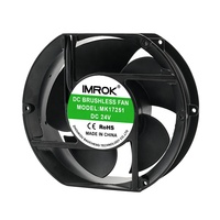Refroidisseur d'air axial à double boule 170MM DC 12V 24V Ventilateur de refroidissement de boîtier 172x51mm 17251 17CM Big Air Flow Cpu Great Fan