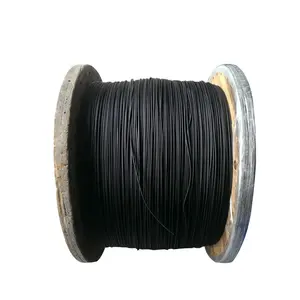 Cable galvanizado Blackened para aviones, cuerda de alambre de acero, 7x7, 7x19, 1/4 ", para escenario y películas