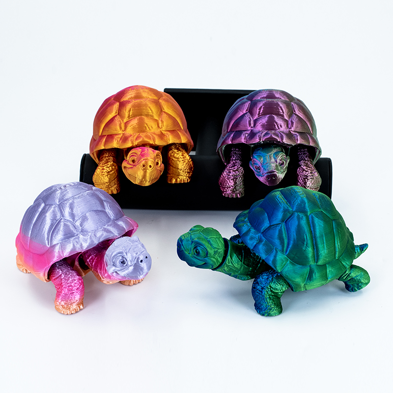 Popular 3d Printer Creative Design Turtle Ornaments Custom 3d Printing Service 3D Printed PLA Fidget Toys