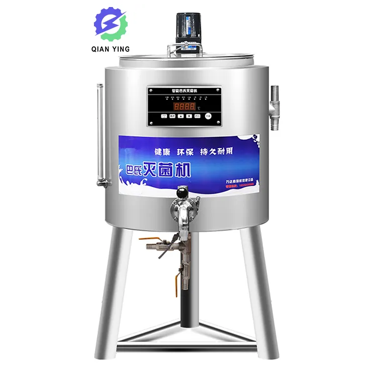 बिजली 30 2000 लीटर Pasteurized दूध प्रसंस्करण मशीनरी कीमत छोटे फल का रस दूध Pasteurizer मशीन