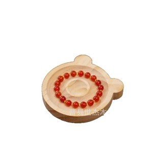Solid Wood Bracelet Tray Jewelry Storage Display Stand For Beads And Bracelets Optional Size Customizable Design - Product Image 1