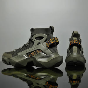 High-Top Breathable Mesh Men's Casual Running Outdoor Sneakers-High Quality Plus <b>Size</b> Fashion Walking <b>Shoes</b> - Product Image 6