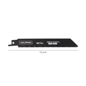 Lama per sega a gattuccio per metallo 152 mm. 18 TPI. 5 Pezzi - Product Image 2