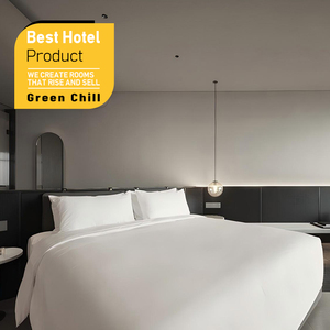 Juego de Muebles para Habitación de Hotel de 3 Estrellas, Personalizado, Sala de Estar Moderna, Acabado Moderno de Mediados de Siglo, Juego de Dormitorio de Madera Sólida para Hotel - Product Image 1