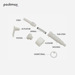 หัวปั๊มโลชั่นแบบหัวเอียงขนาดเล็ก 32 ฟัน พร้อมเกลียวใน รุ่น Duckbill ผลิตจากพลาสติก PP สำหรับครีมนวดผม แชมพู ครีมอาบน้ำ และโลชั่น - Product Image 5