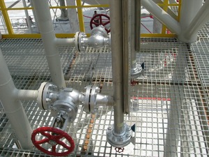 Grille en <span class=keywords><strong>acier</strong></span> antidérapante pour plateforme et passerelle marines - Product Image 1