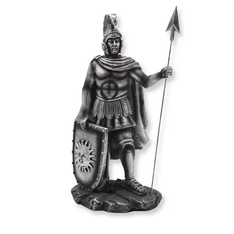 تمثال شخصية من الراتينج, تمثال شخصية من الراتينج اليونانية ساموراي ، التماثيل المحارب اليوناني القديم