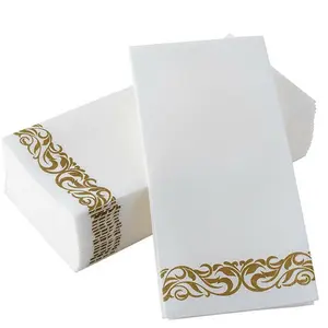 Luxury Wholesale Factory 2 3 ply Custom Design Recycled Paper Printed Party Table Napkin