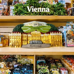 Venta directa de fábrica, imán adhesivo para refrigerador con diseño austriaco, decoración para refrigerador, recuerdo. - Product Image 2