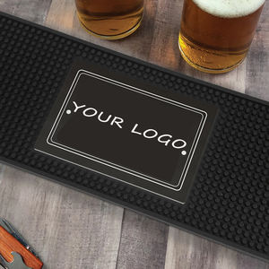 Специальные силиконовые, ПВХ, резиновые, впитывающие, нескользящие подставки нестандартной формы для пабов, кафе, баров с логотипом - Product Image 2