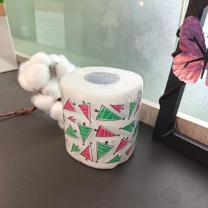 <span class=keywords><strong>Papier</strong></span> <span class=keywords><strong>toilette</strong></span> vierge imprimé personnalisé pâte <span class=keywords><strong>de</strong></span> bois 3 plis Joyeux <span class=keywords><strong>Noël</strong></span> <span class=keywords><strong>rouleau</strong></span> <span class=keywords><strong>de</strong></span> <span class=keywords><strong>papier</strong></span> hygiénique pour la décoration <span class=keywords><strong>de</strong></span> fête à la maison - Product Image 2