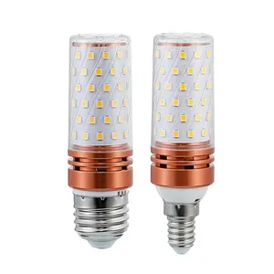 Công suất cao E27 dẫn ngô đèn 12W 16W SMD2835 E14 dẫn bóng nến AC 220V 240V Đèn chùm giá rẻ dẫn ánh sáng cho trang trí nội thất