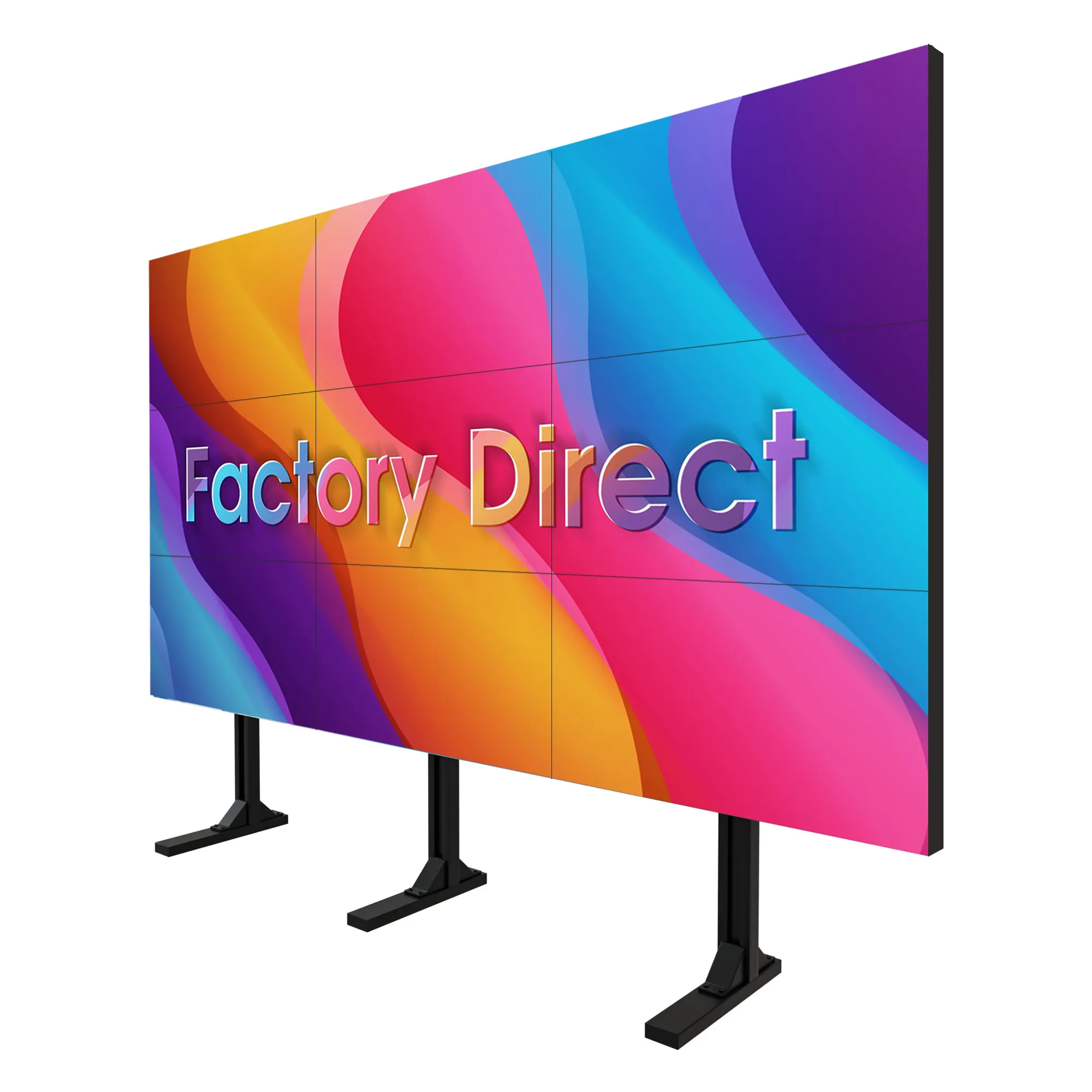 4k 산 led backlit 삼성 videowall 단위 디지털 방식으로 signage 전시 접합 스크린은 lcd 텔레비젼 2x3 55 인치 영상 벽을 했습니다