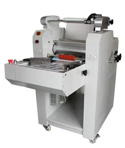 automatic paper feeder for laminating machine book cover laminating machine with 110mm mirror steel roller, bigger pressure