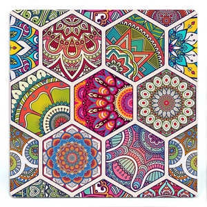 Sous-verres personnalisés de tasse de restaurant de tapis brillant bon marché de fabrication professionnelle - Product Image 4