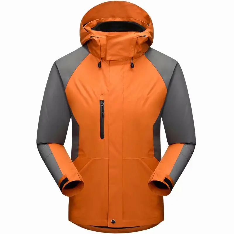Cross-Border Three-In-One Outdoor Jacket For Men And Women Couples Two-Piece Mountaineering Suit Windproof And Waterproof Can Be
