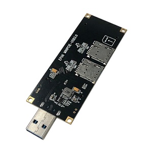 Mini Pcie Để USB 3.0 Adapter Bảng Chìa Khóa Với <span class=keywords><strong>Dual</strong></span> <span class=keywords><strong>Sim</strong></span> Khe Cắm Thẻ Nhớ Cho Mini Pci-E 4G Mô-đun EP06-E ec25 EC21-E SIM7600E-H Sim7600sa - Product Image 2