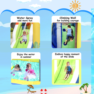 NBINFLATABLE <b>Inflatable</b> <b>Water</b> House Quality Oxford Jumping Castle Kids <b>Slide</b> With Pool 93010 House NBINFLATABLE Inflatabl - Product Image 5