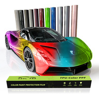 Film de protection TPU PPF pour changement de couleur, autocollant intégral pour voiture, film de protection couleur caméléon, résistant aux UV, film teinté pour voiture