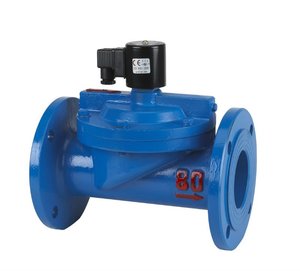 Vanne solénoïde à bride DFD-80CF DN80mm, corps en fonte - Product Image 2